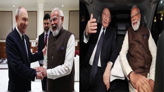 Vladimir Putin: ভারতের মাটিতে পা দিয়েই পুতিনের ট্রাম্প আক্রমণ