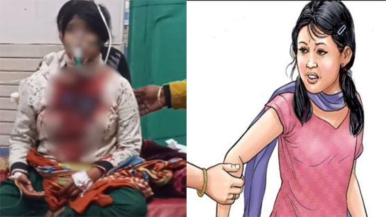 A class ten girl stabbed by eve teaser in Malda
