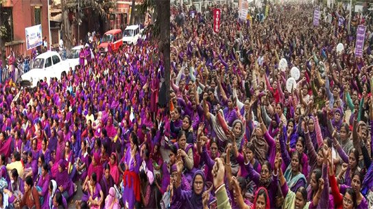 Asha Worker Protest in Kolkata