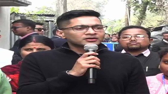 Abhishek Banerjee meets two migrant workers who arrested in Maharashtra and slams BJP MP Sukanta Majumder