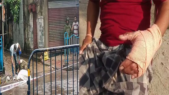 Trinamool worker's hand burnt by bomb, heated argument