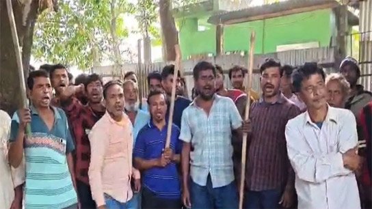 Tension in Shitalkuchi! The ruling party of the state, Trinamool Congress, is in full swing