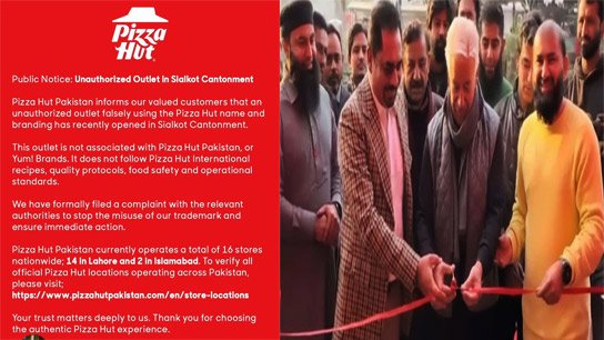 Fake Pizza Hut in Pakistan