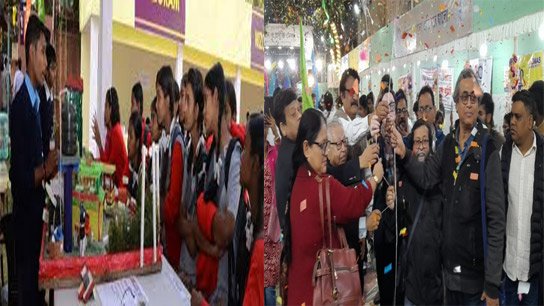 'One-wheeled motorbike'! Bustling science fair in Hedua, North Kolkata