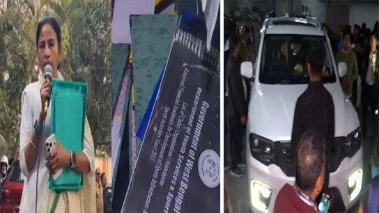 Mamata holds mysterious green file, Mamata takes multiple files from IPAC office and keeps them in her car