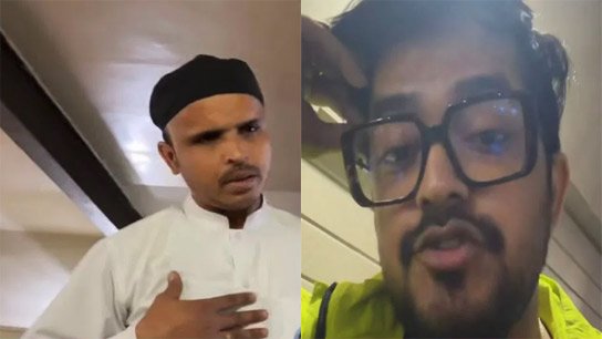 Intense quarrel at Olypub Hotel on Park Street! Muslim waiter serves beef to Tolipara's famous face Sayak without informing him