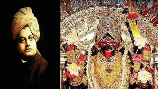 Vivekananda was not allowed to enter the Dakshineswar temple that day for crossing the Kalapani