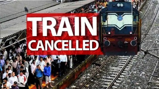 Several trains will be cancelled on Saturday and Sunday