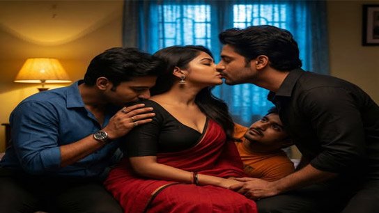 The young man had said he wouldn't be returning home at night, but when he suddenly returned and saw his wife, he was dizzy