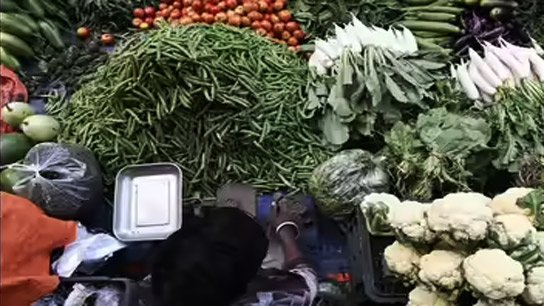 Vegetable market situation during Makar Sankranti