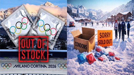 Winter Olympics 10k Condoms Gone! ... Athletes Puttin' In Extra Cardio