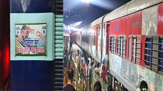 The scheduled time was 6:37 pm, but the Darjeeling Mail suddenly stopped!