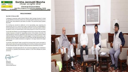 Bimal Gurung-Raju Vista with Modi government's 'second in command' in seat deal in the hills