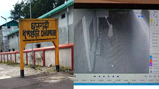 Scenes of arson during the Trinamool era were also caught! Fire and sabotage at Dhupguri supermarket