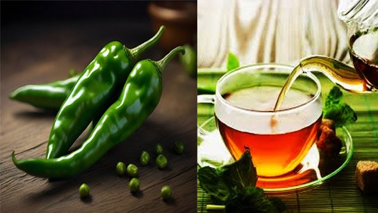 Raw chili herbal tea, strange drinks and food found in Ranaghat, Nadia