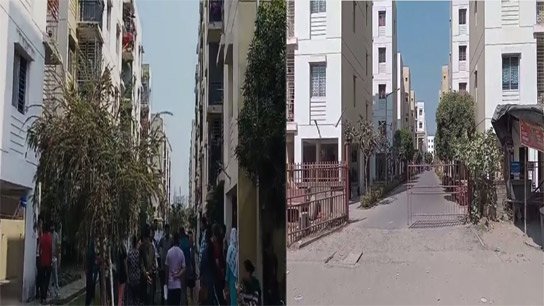 People are sick in queues! Horrible conditions at Saporji Elite Housing in Newtown