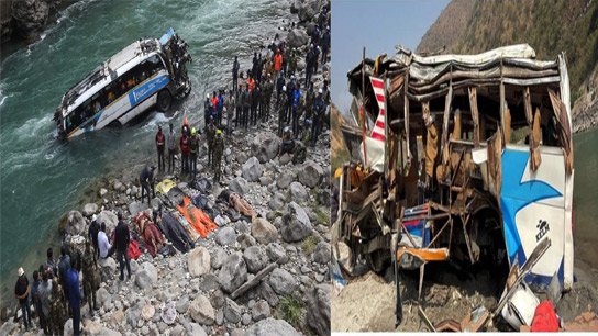Kathmandu–Okhaldhunga Bus Plunges 100 Metres Into Tamakoshi River, At Least 12 Dead, Search For Missing Continues