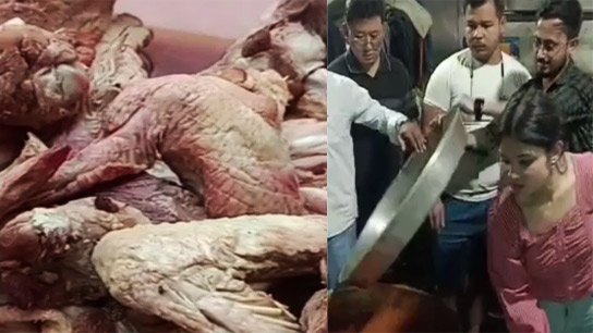Rotten meat is being served to customers! Just look at the situation in Siliguri