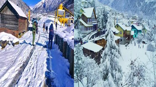 Roads closed due to snowfall in Sikkim, many tourists stranded