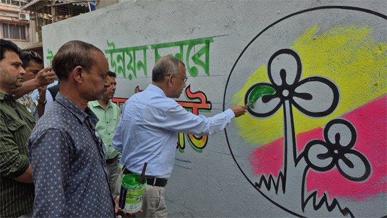After defeat, he will change his seat and contest the elections in his native place; Mayor Gautam said he would write on the wall in Ward No. 17 of Siliguri Municipal Corporation