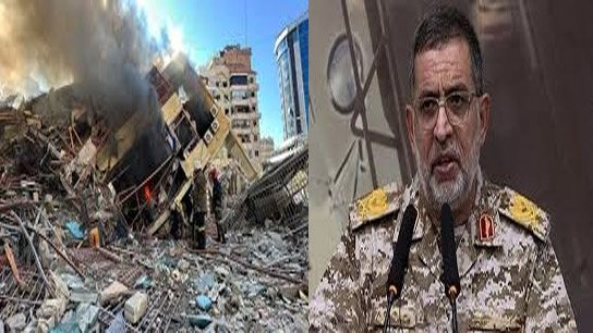 Revolutionary Guard spokesman General Naini killed in missile attack