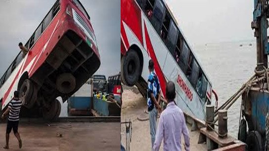 Tragic; Bus carrying 40 passengers sinks in Padma
