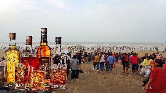 Huge revenue for the state! Record liquor sales in Digha-Mandarmani