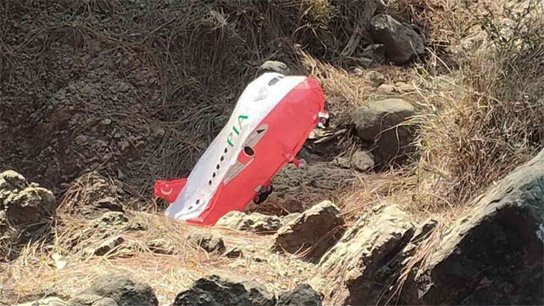 Tension on the Indo-Pak border! A mysterious plane crashed on the Indo-Pak border amid a world war situation