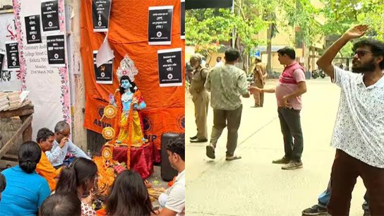 Ram Navami on campus! Tensions mount over ABVP puja at Jadavpur-Calcutta University