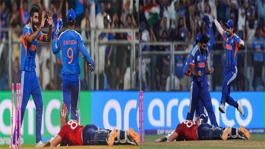 India beats England by 7 runs in the second semifinal of World Cup