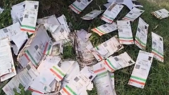 Aadhaar Cards Found Dumped in Rajarhat New Town