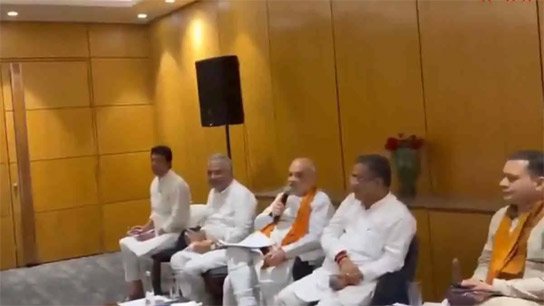 Amit Shah holds four-hour marathon meeting in Kolkata to strategize