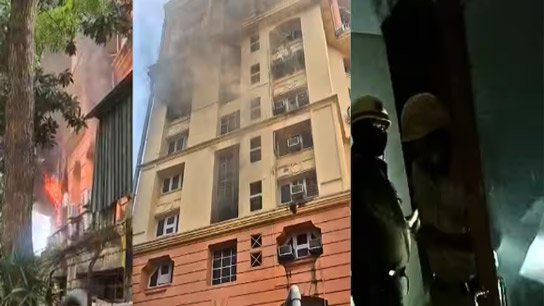 Fire at Salt Lake Anandalok hospital, patients are afraid