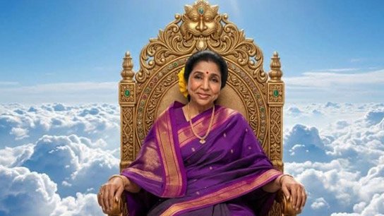 'Singer Empress' Asha Bhosle passes away, son Anand performs last rites at Shivaji Park
