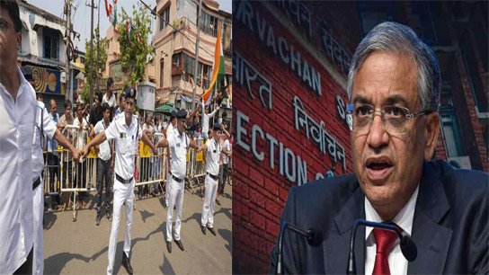 4 officers suspended at Bhabanipur before election after clash during Amit Shah's rally