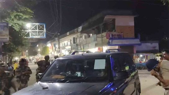 Attack on Savitri Barman's car! Tension in Shitalakuchi