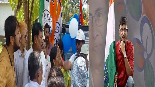 Is this the new Trinamool? Intense heat and long wait, workers lose their temper in the heat! Debangshu faces protests