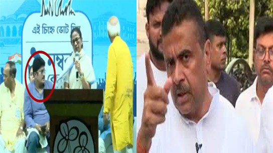 Why is actor Diganta, a member of the Public Service Commission, on the Trinamool stage? Questioned by Shuvendur