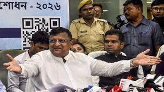 CEO's office becomes battleground again! Extreme tension in Trinamool-SUCI protest