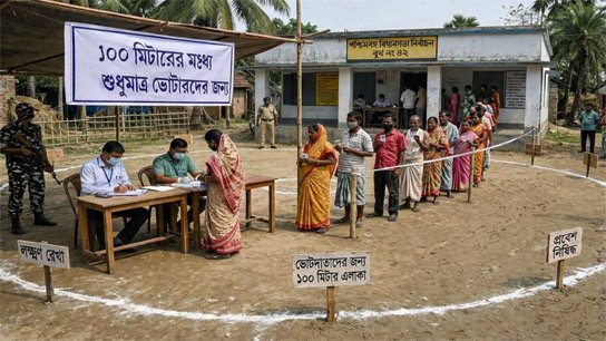100-Metre ‘Lakshman Rekha’ Around Booths