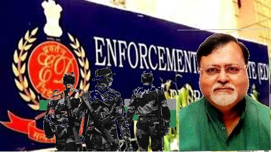 Ed reached partha chatterjee's house on saturday morning