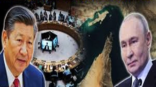 Voting at the United Nations, China and Russia vetoed