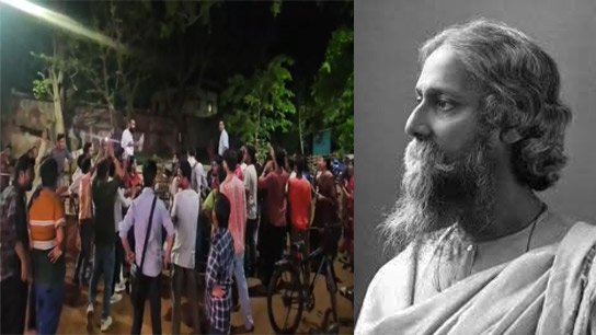 Extreme unrest in Santiniketan; ABVP and SFI clash