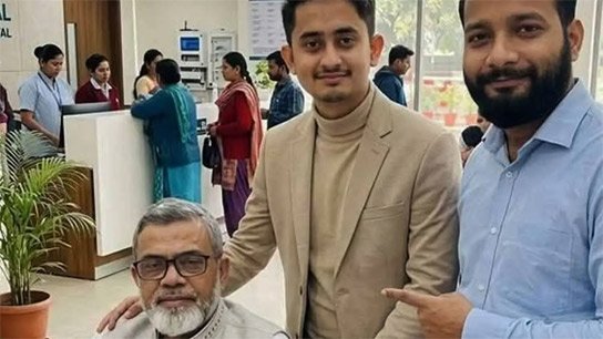 July militant Sargis in India for father's treatment?