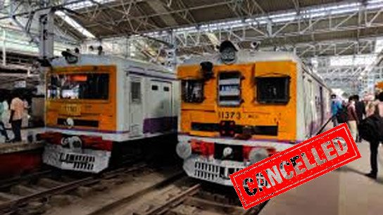 Sealdah train cancellation for traffic block