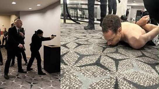 First photo of suspect lying on the ground after multiple shots fired during White House dinner released