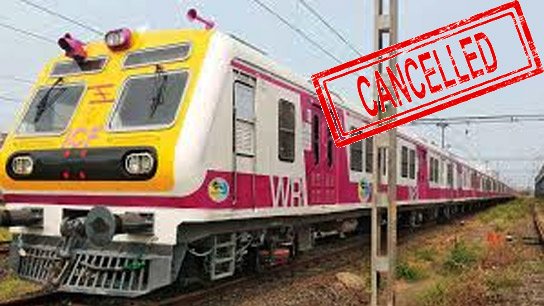 Howrah Division Train Cancellation List
