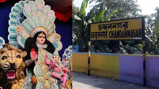 There are many varieties of puja in Bengal; Ganeshjanani puja - Chandannagar Gondalpara Kacharighat