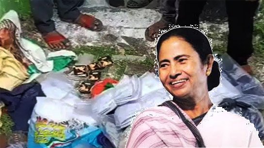 Lots of condoms recovered from Trinamool office along with school uniforms