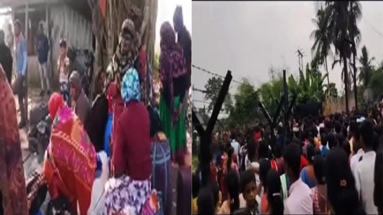 Hakimpur-Border 'The government won't keep it anymore...', Long line of people carrying boxes and bags at Hakimpur border